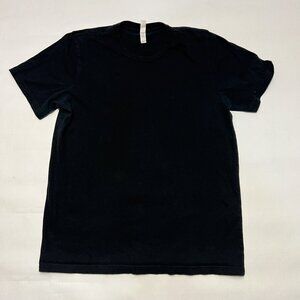 Bella Canvas Short Sleeve T-shirt Blank Tee Black Large